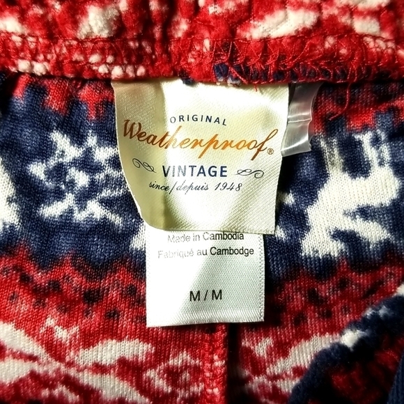 Weatherproof Vintage Women’s 2-piece Pajama Set Size L Fleece - Picture 7 of 8